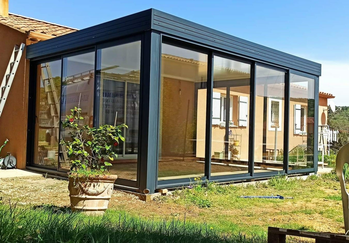 Veranda Alu Gris Anthracite