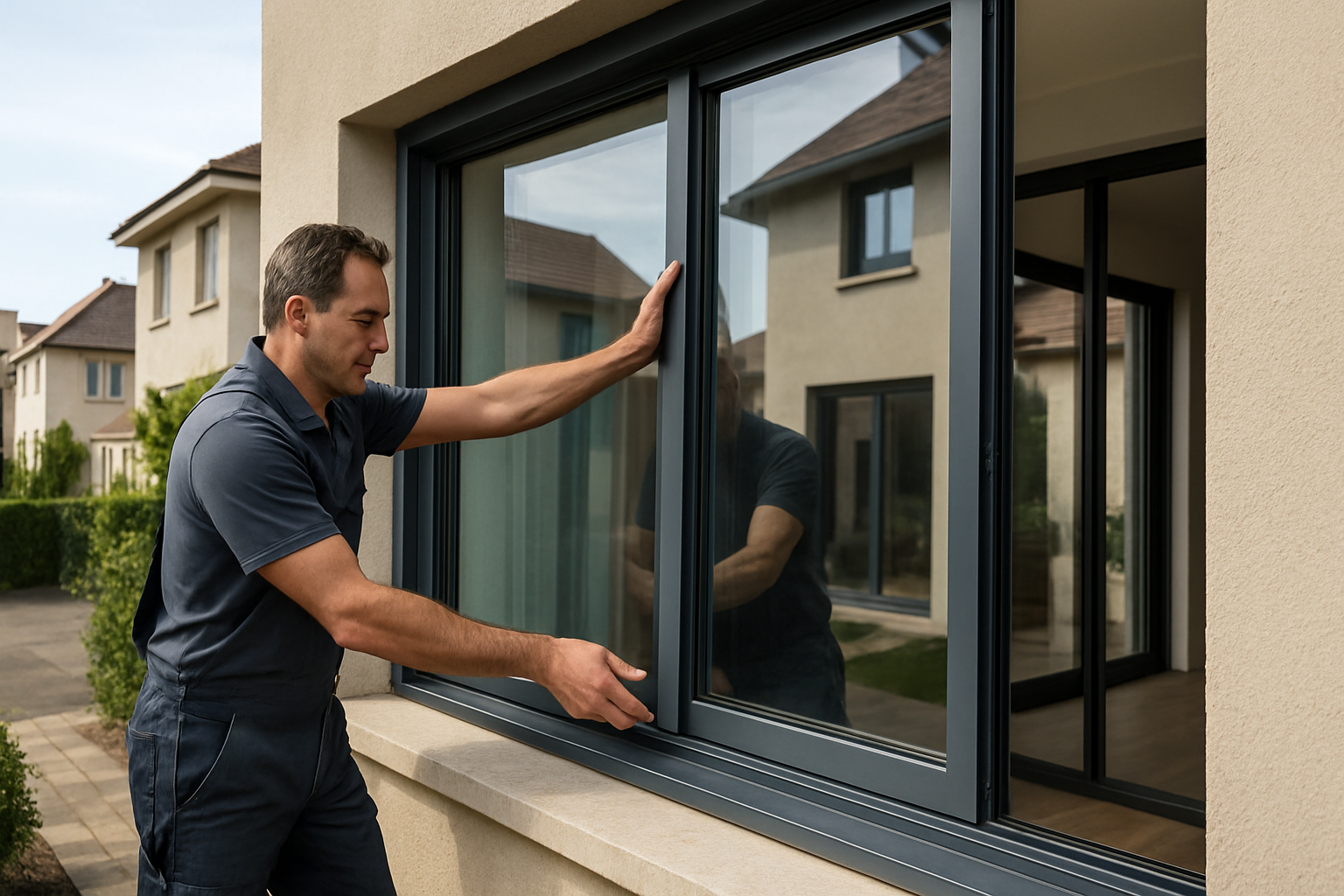 Fenêtre alu sur mesure à Navacelles